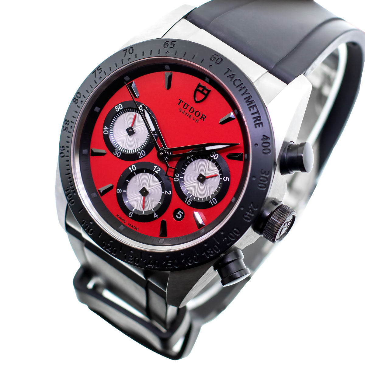 Tudor Fastrider Chronograph 42mm Stainless Steel Red Dial 42010N