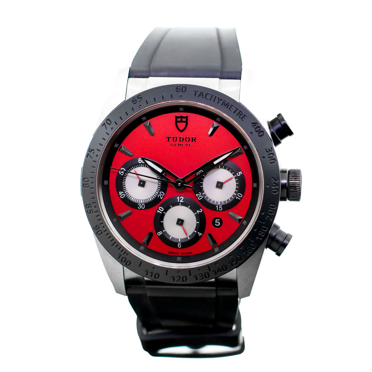 Tudor Fastrider Chronograph 42mm Stainless Steel Red Dial 42010N