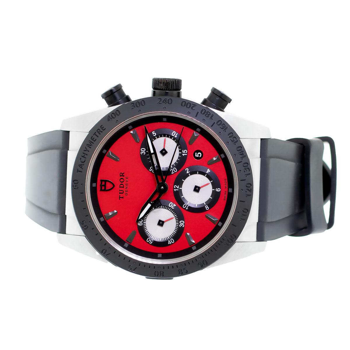 Tudor Fastrider Chronograph 42mm Stainless Steel Red Dial 42010N