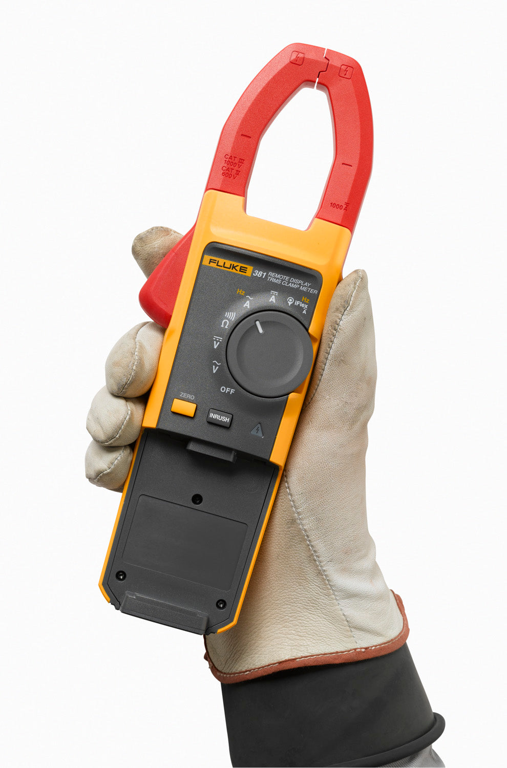 381 远程显示直均方根交流/直流钳形表 ,采用 iflex64– 福禄克官方