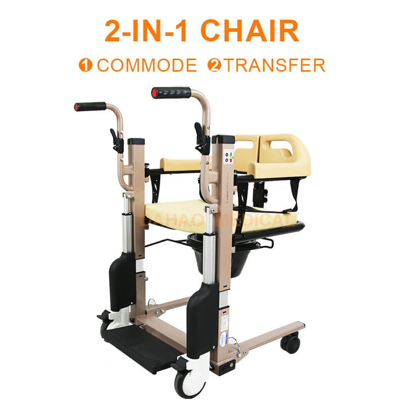 Electric Powered Patient Lift Transfer Chair