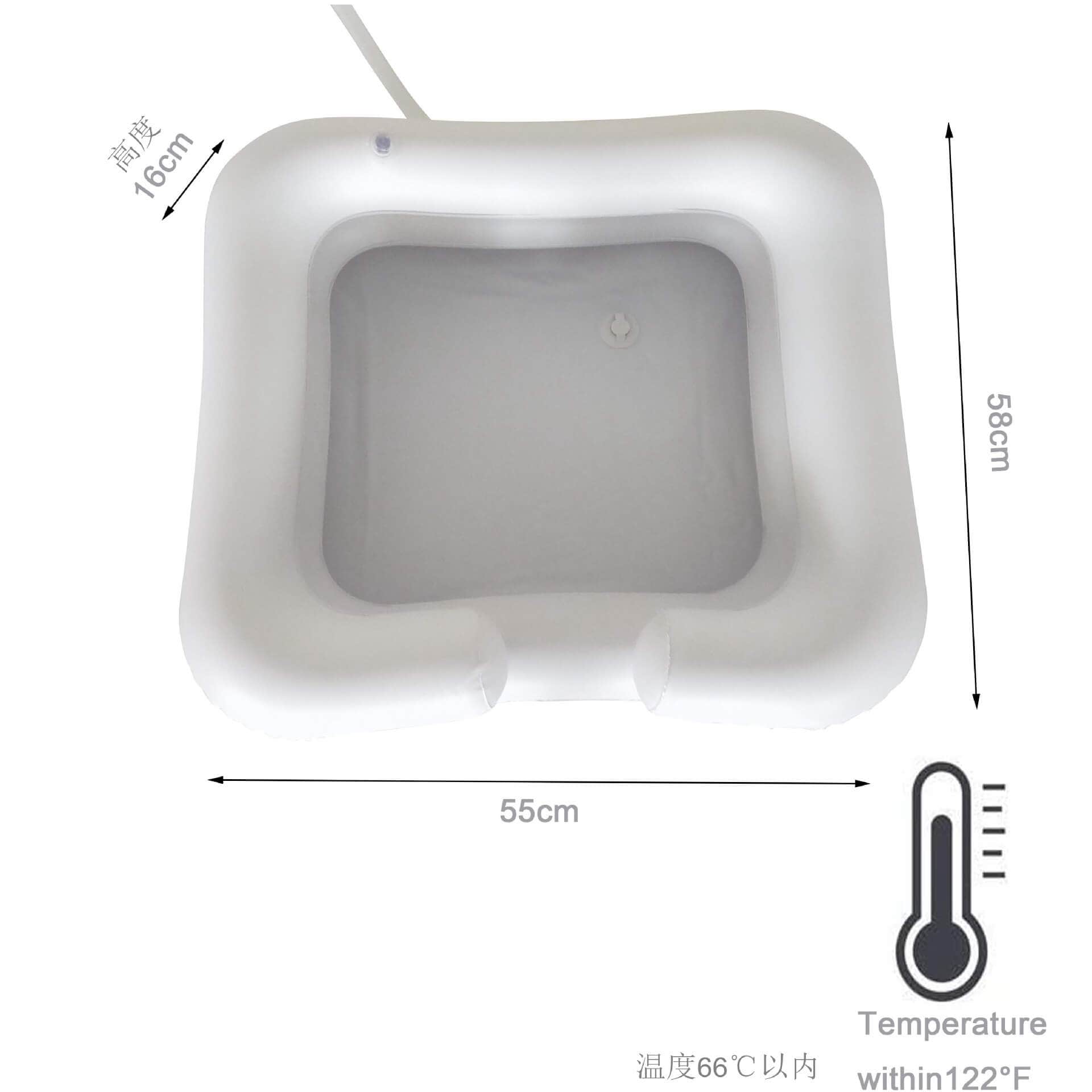 Portable Hair Washing Basin With Drain Tube