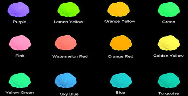 acrylic glow in the dark powder