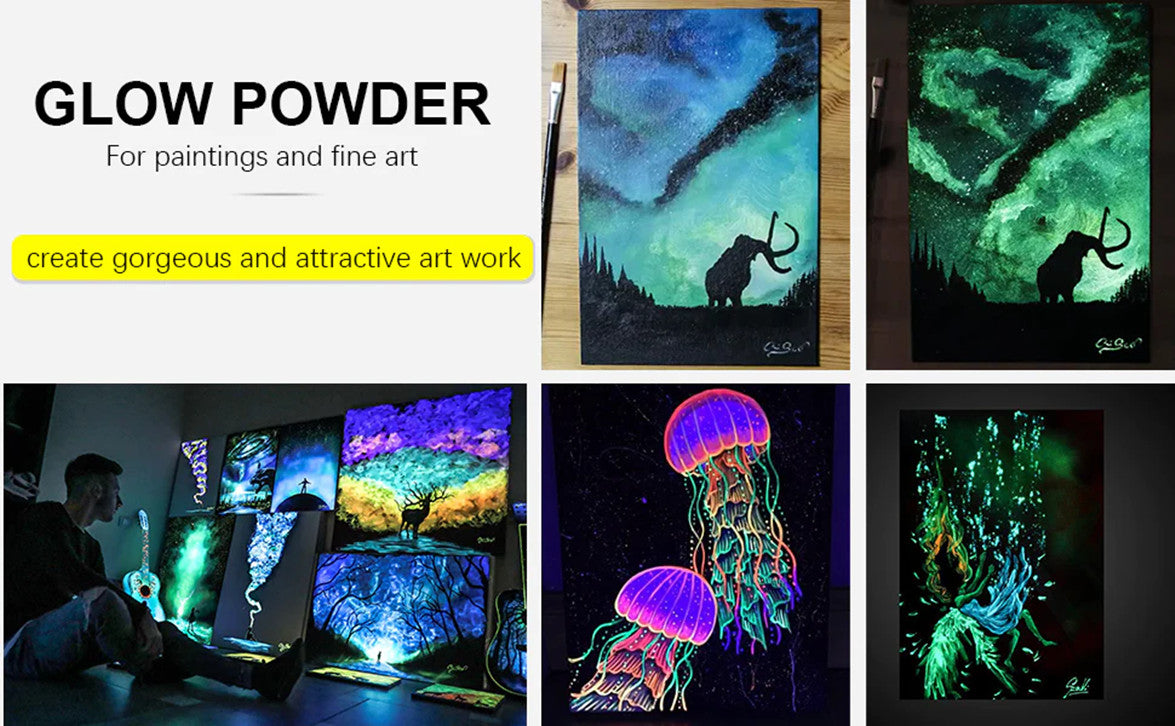 The Ultimate Guide of Glow in The Dark Powder – HTVRONT