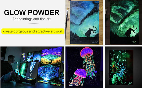 What is glow in the dark powder