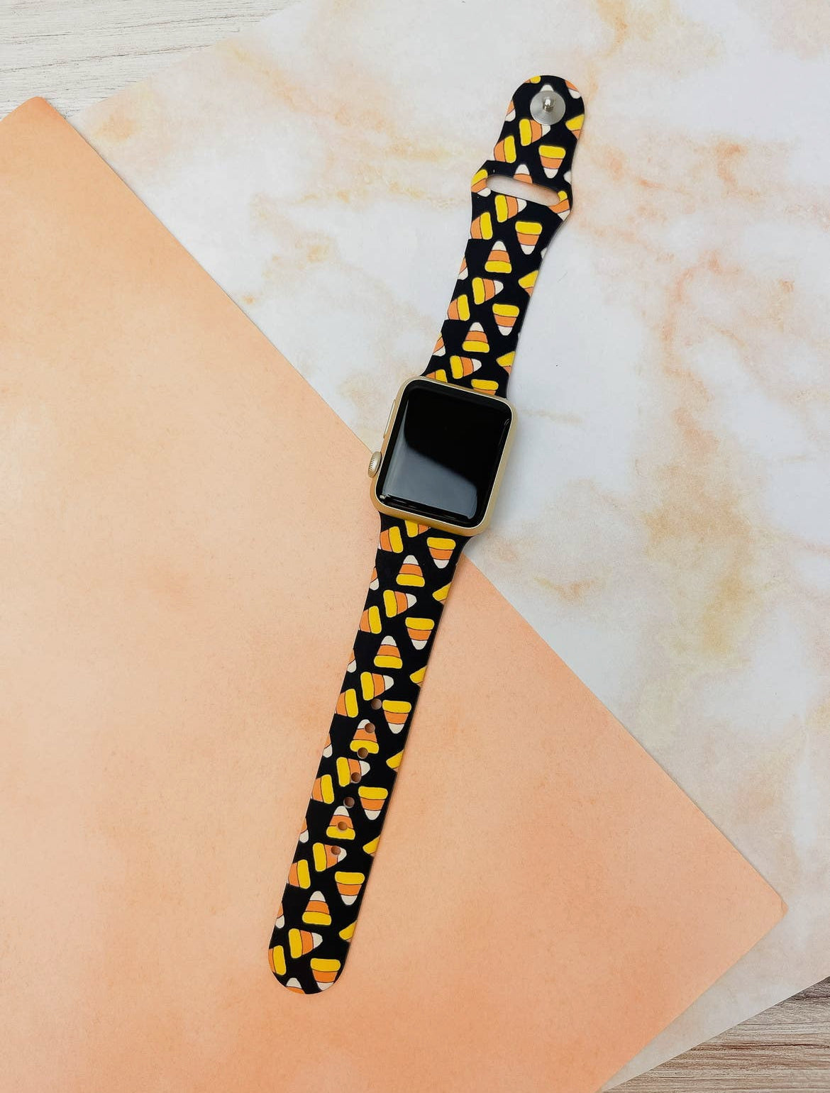 Candy Corn Apple Watch band