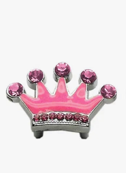 Slider Enamel Crown Charm