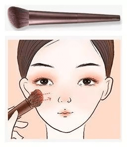 blush makeup brush