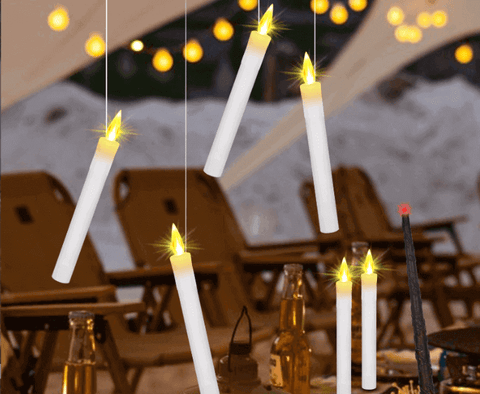 christmas floating candles tiktok