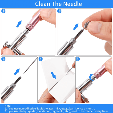 clean airbrush gun