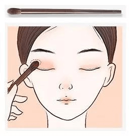 eye socket brush