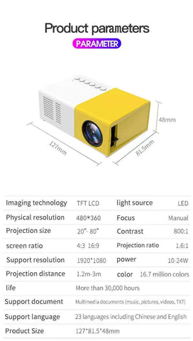 tiktok mini wifi projector