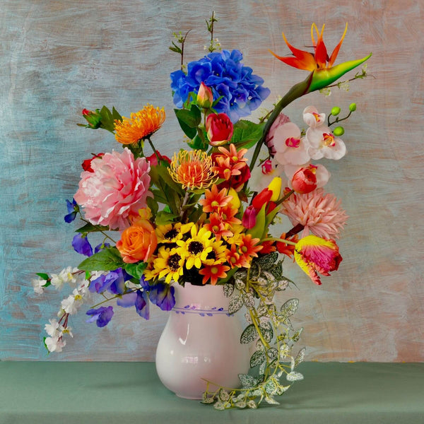 colorful custom flower arrangements
