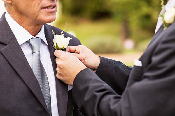 How to Pin a Boutonnière Onto a Jacket for Men