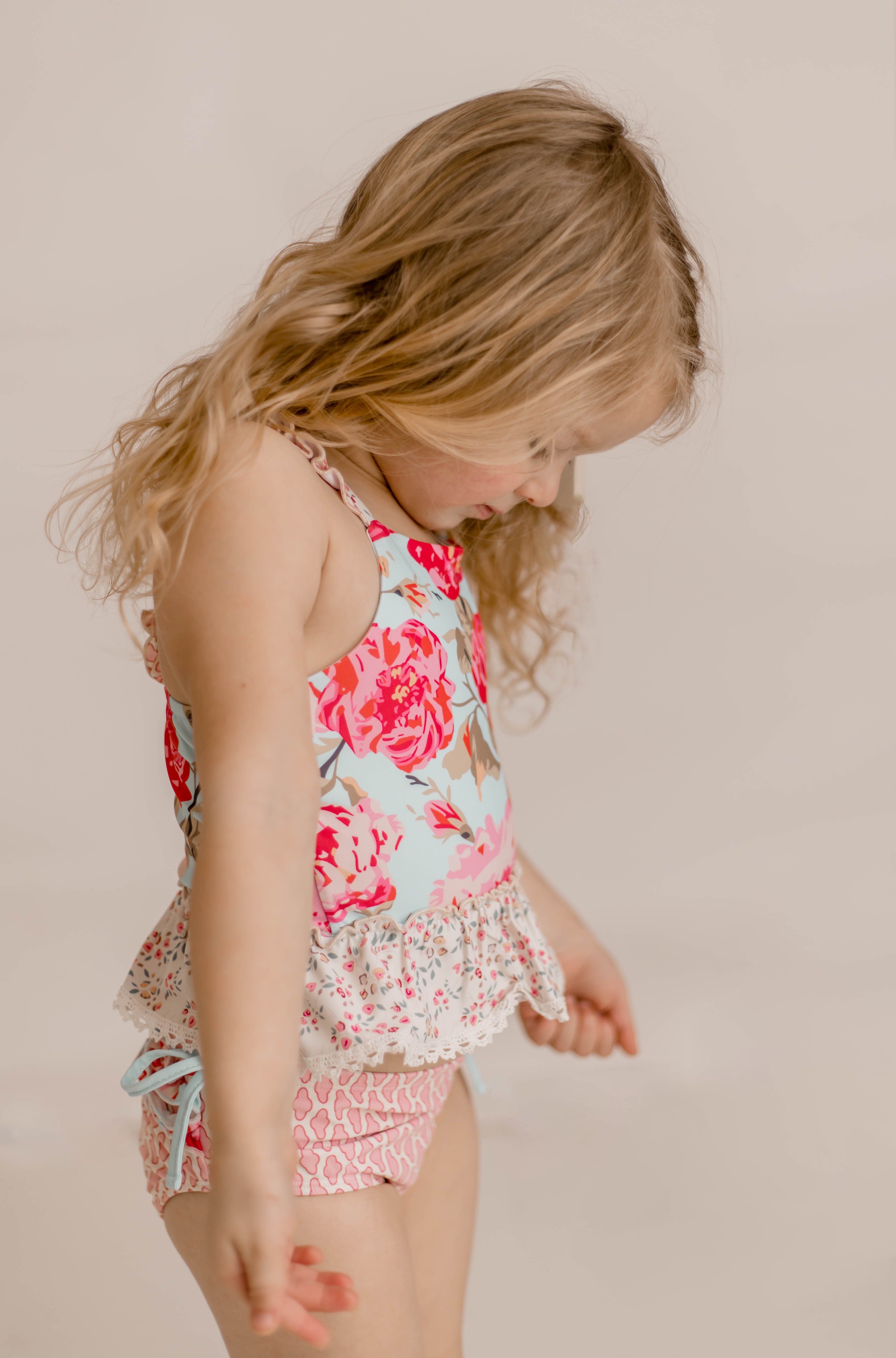 Selah Tankini Swimsuit - Poppy Petals (FINAL SALE)