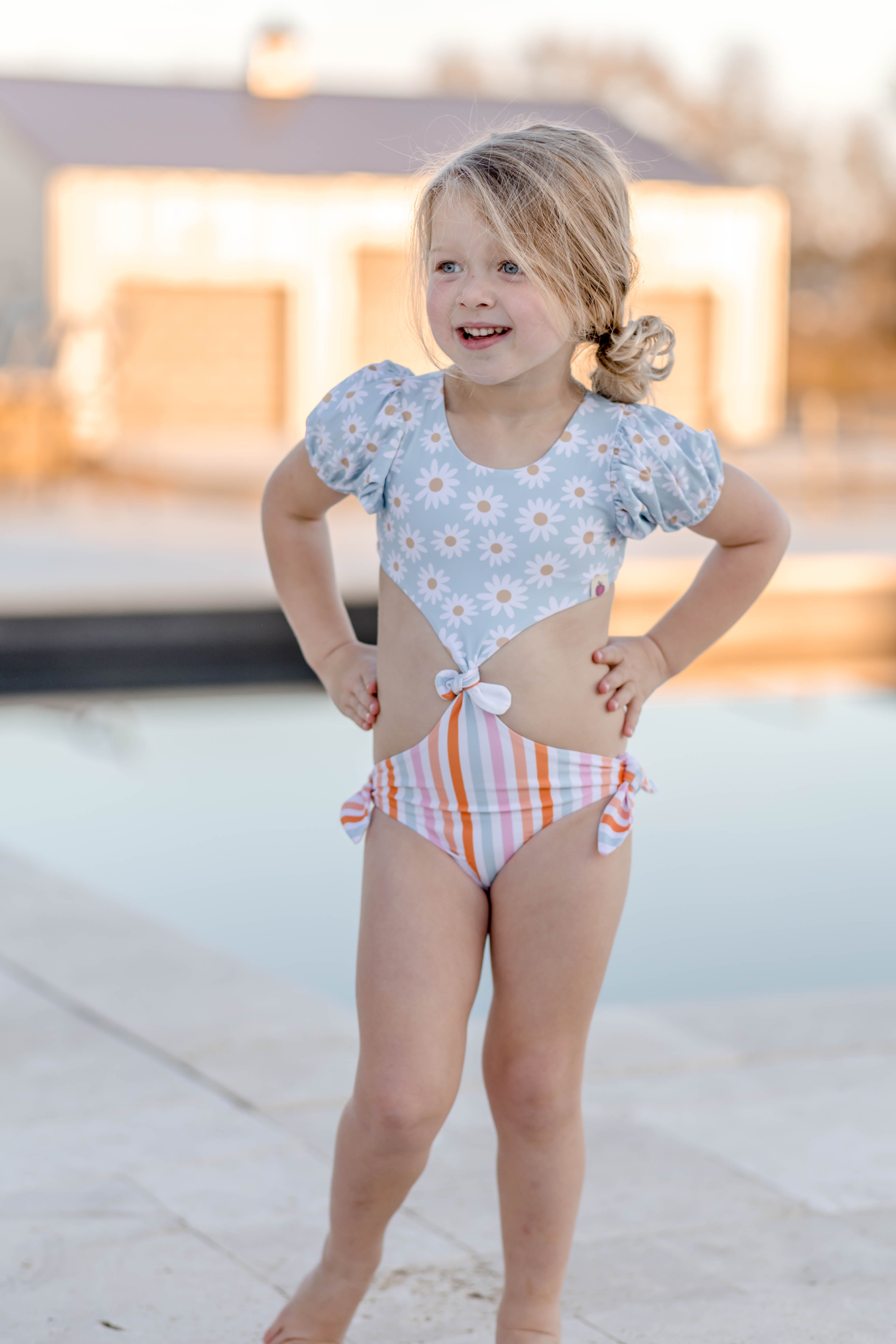 Josie Swimsuit - Sky Daisy