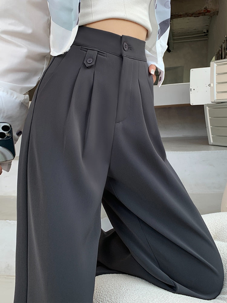 High Waist Loose Wide Leg Pants