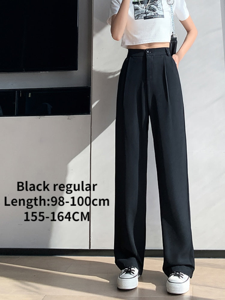 High Waist Loose Wide Leg Pants