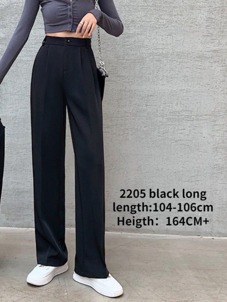 High Waist Loose Wide Leg Pants