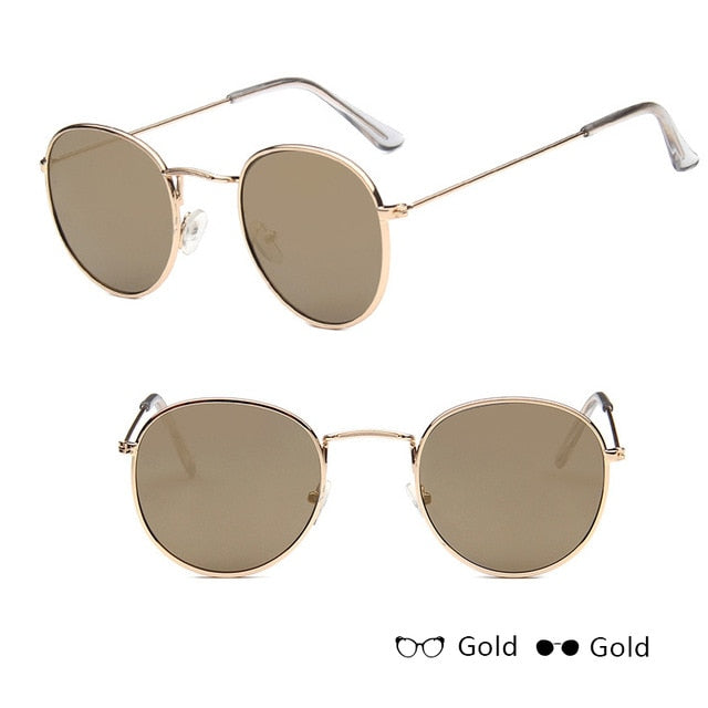 Classic Small Frame Round Sunglasses