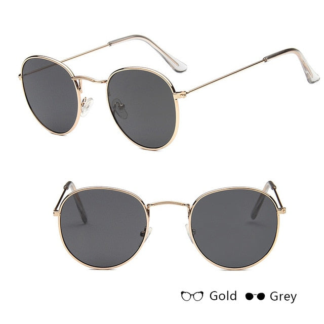 Classic Small Frame Round Sunglasses