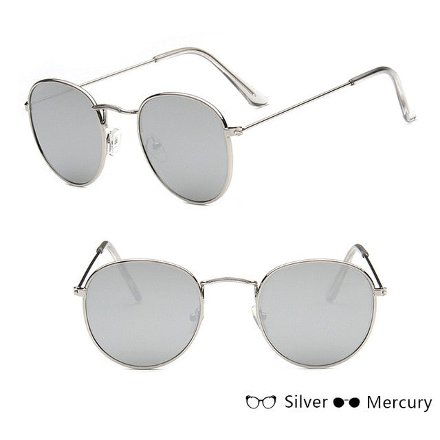 Classic Small Frame Round Sunglasses