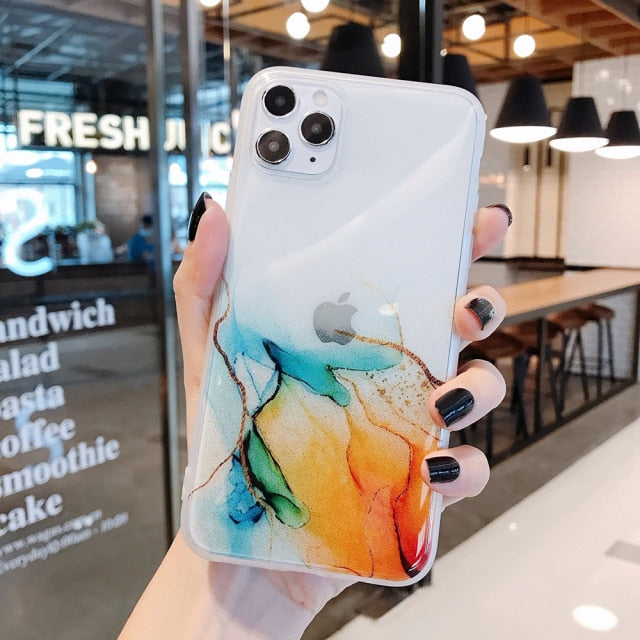 Colourful Marble Phone Case