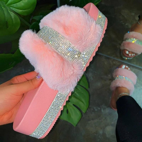 Rhinestone Slipper