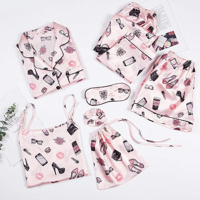 7 Pieces Sleepwear Sets