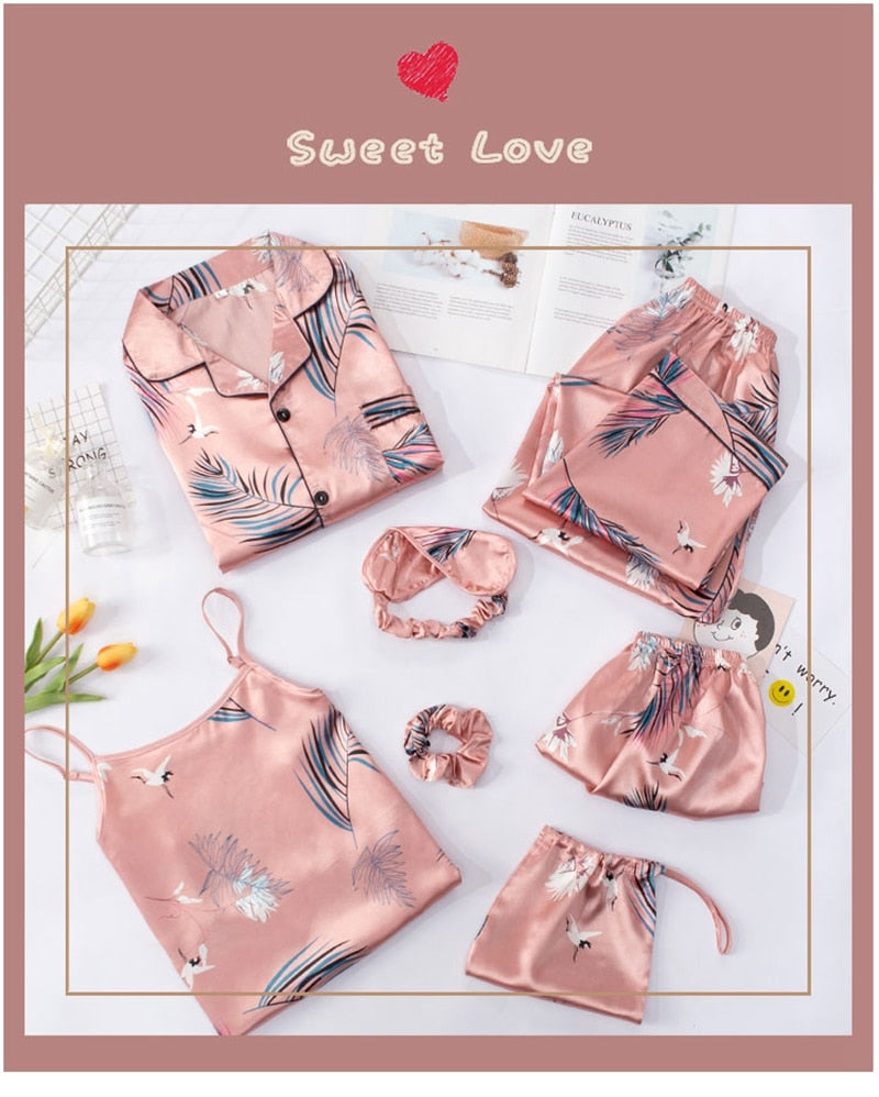 7 Pieces Sleepwear Sets