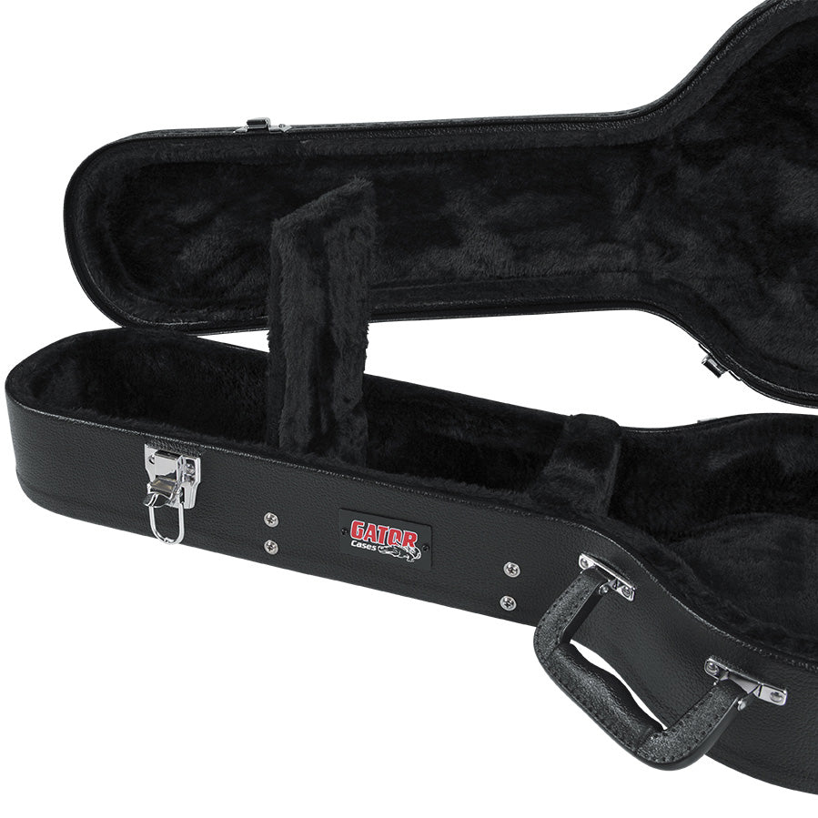 Gator GWE-LPS-BLK Hardshell Wood Guitar Case for Les Paul