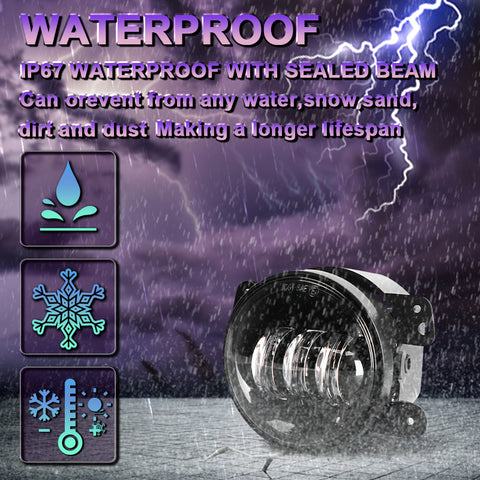 LOYO 4 Inch 30W Jeep Led Fog Light