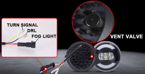 45W LED Fog Lights for Toyota Tacoma