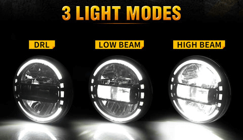 9 inch King Kong Headlight for 2018+ Wrangler JL | Jeep led lights | LOYO