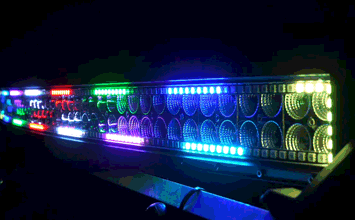 Chasing RGB Halo led light bar work light driving lamp | LOYO Light