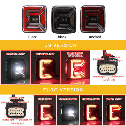 LED Tail lights for Jeep Wrangler JK  | LOYO