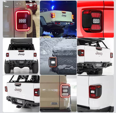 New Upgraded LED Tail lights for Jeep Gladiator JT | LOYO