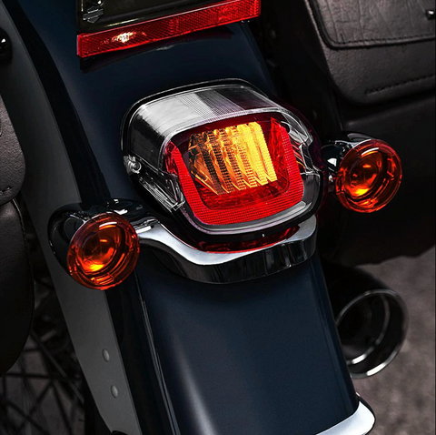 3D suspension loyo patented design led tail light for harley motorcycle