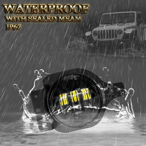 4 inch 30W Foglight for 2018+ Jeep Wrangle JL JT