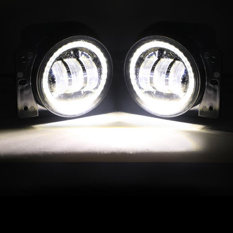 4 inch JL JLU Fog light With Angel Eyes