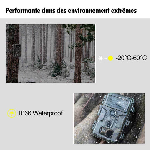 Caméra performante dans des conditions extrêmes