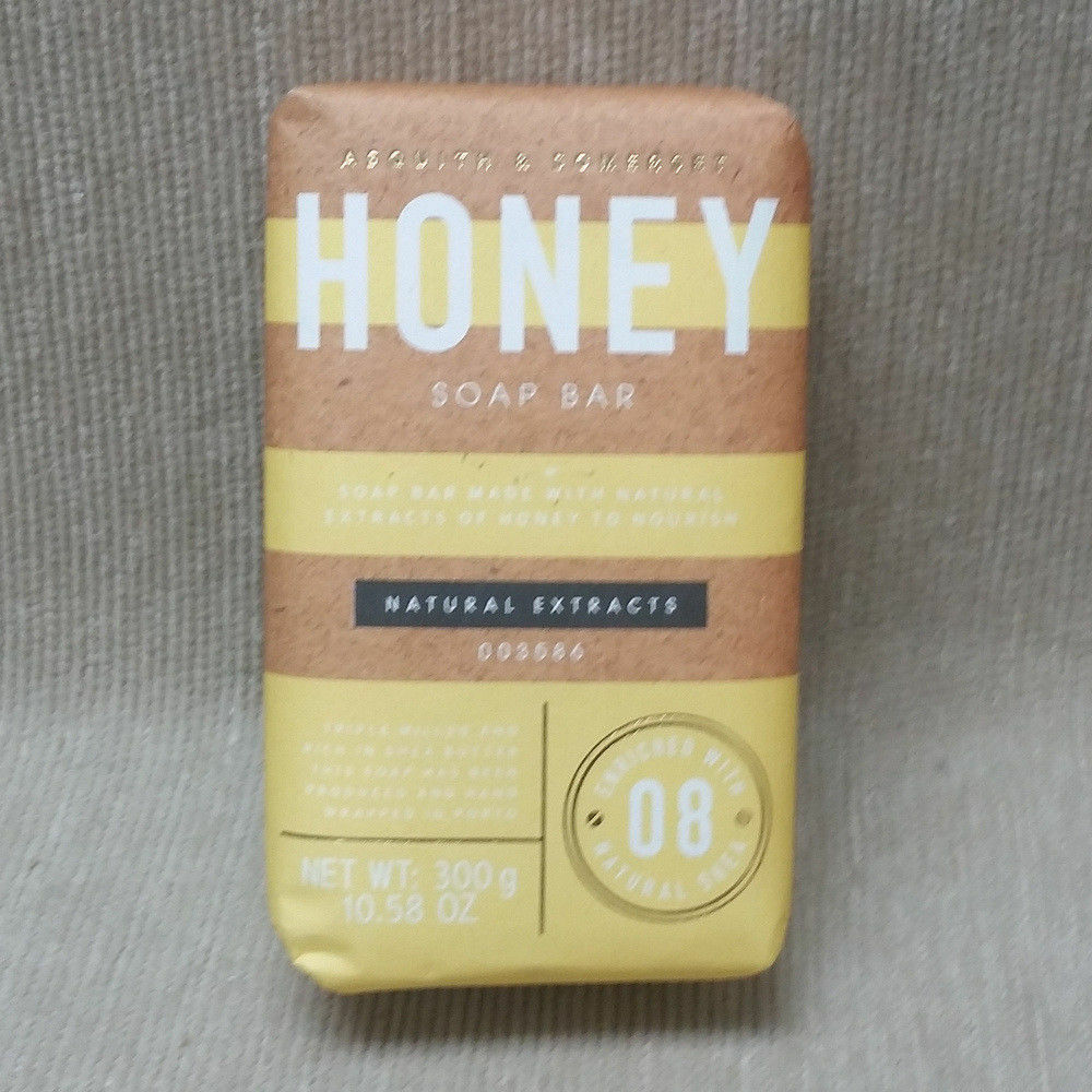 Asquith & Somerset Natural Honey Extracts Triple Milled Soap Bar 10.58 oz