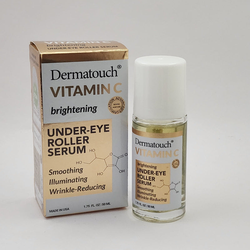 Dermatouch Vitamin C Brightening Under-Eye Roller Serum Smoothing 1.75 oz