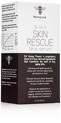 HoneyLab 5-in-1 Skin Rescue Face Serum 2 oz - Anti-aging Active Manuka Honey