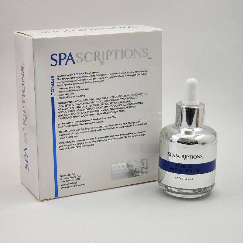 Spa Scriptions Retinol Facial Serum Anti-aging Skin Repair Firming Anti-wrinkle 1.7oz