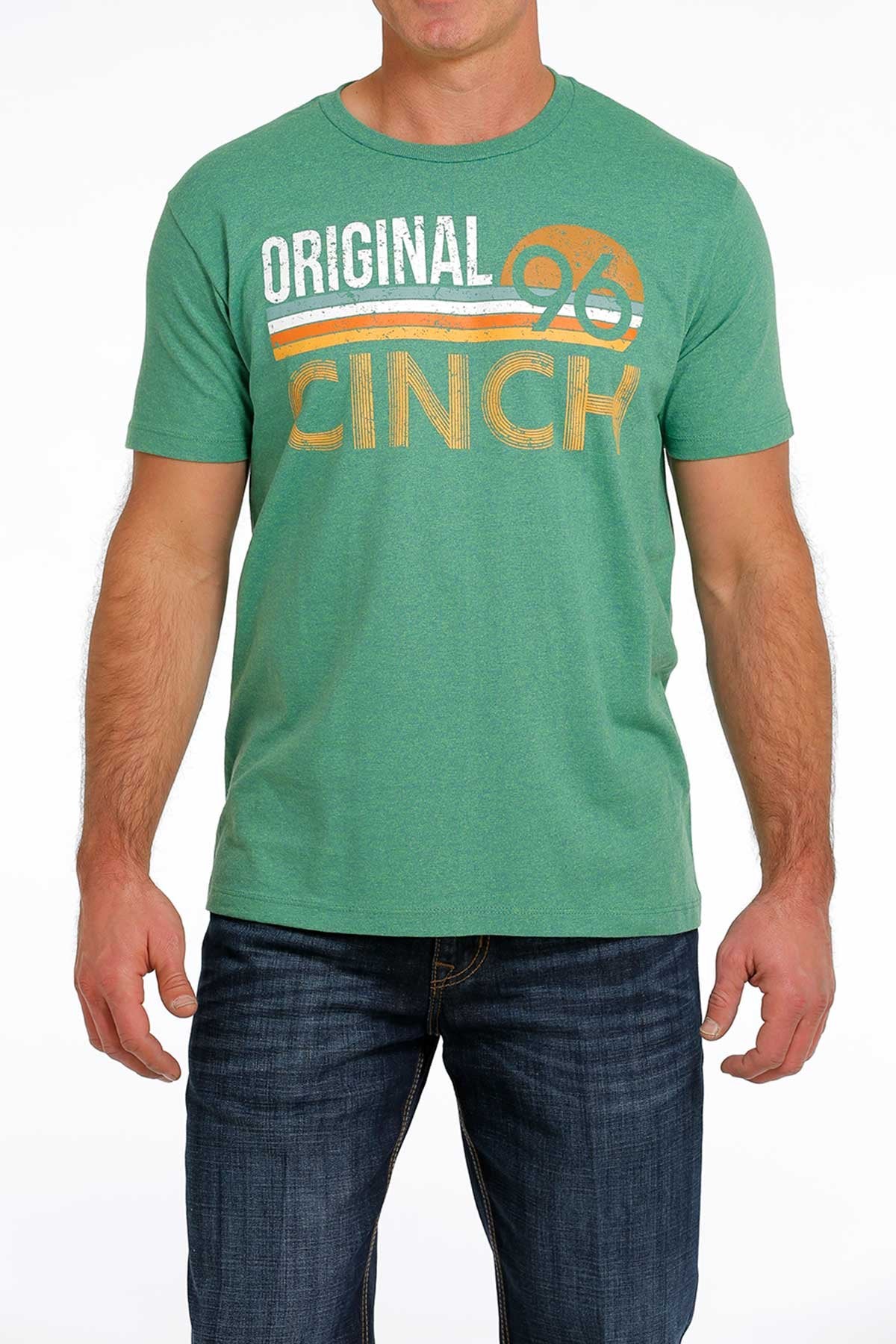 CINCH ORIGINAL CINCH 96 TEE - HEATHER GREEN