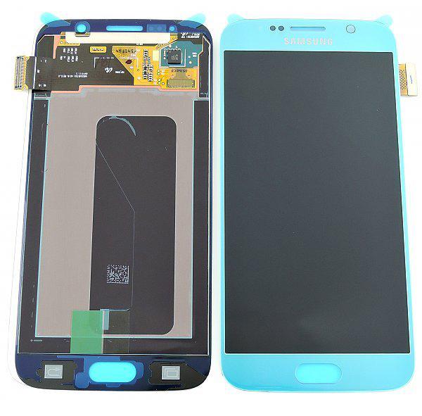 Samsung Galaxy S6 G920F Blue Service Pack LCD & Touch Screen / Display