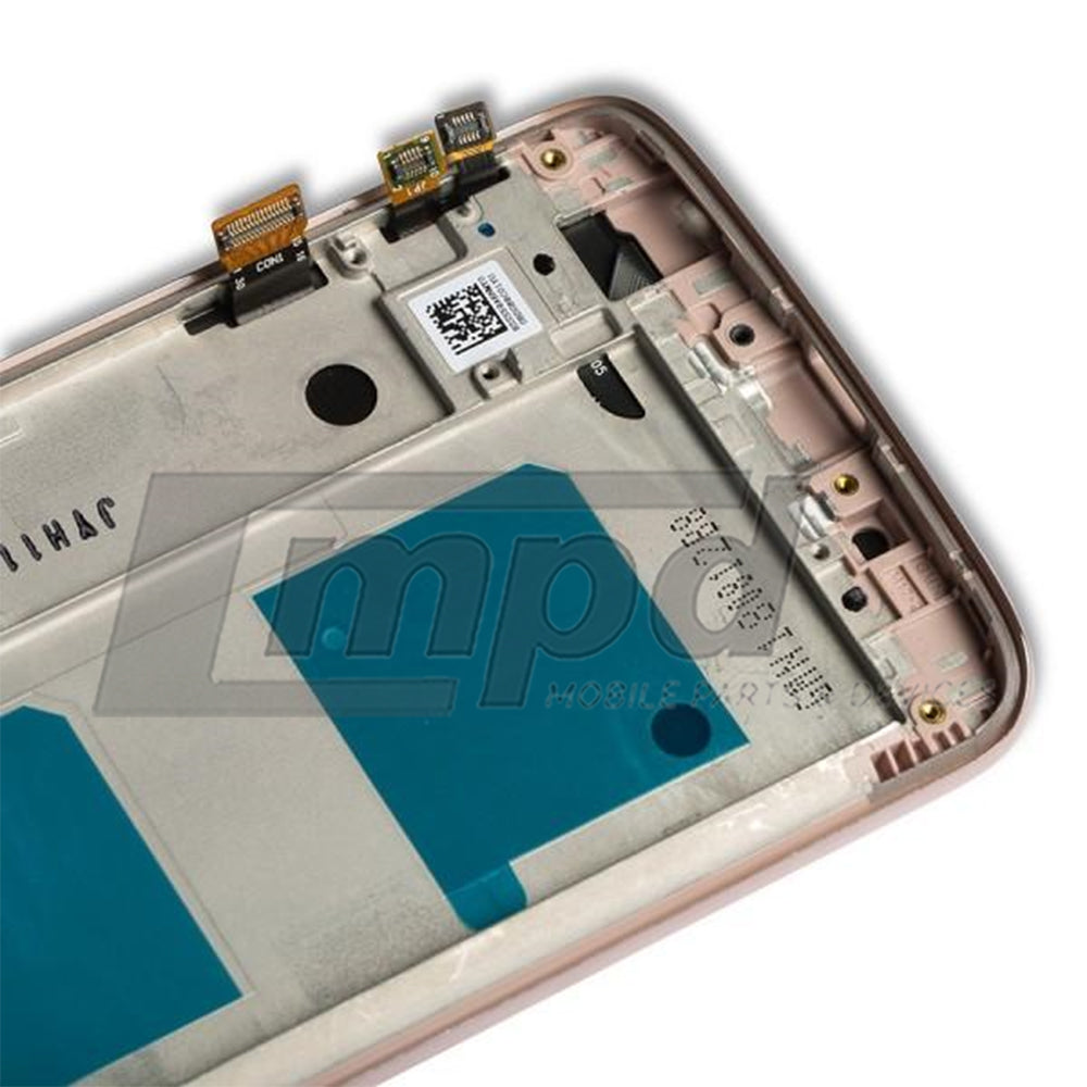 Motorola Moto G6 (XT1925) LCD & Digitizer Frame Assembly Oyster Blush