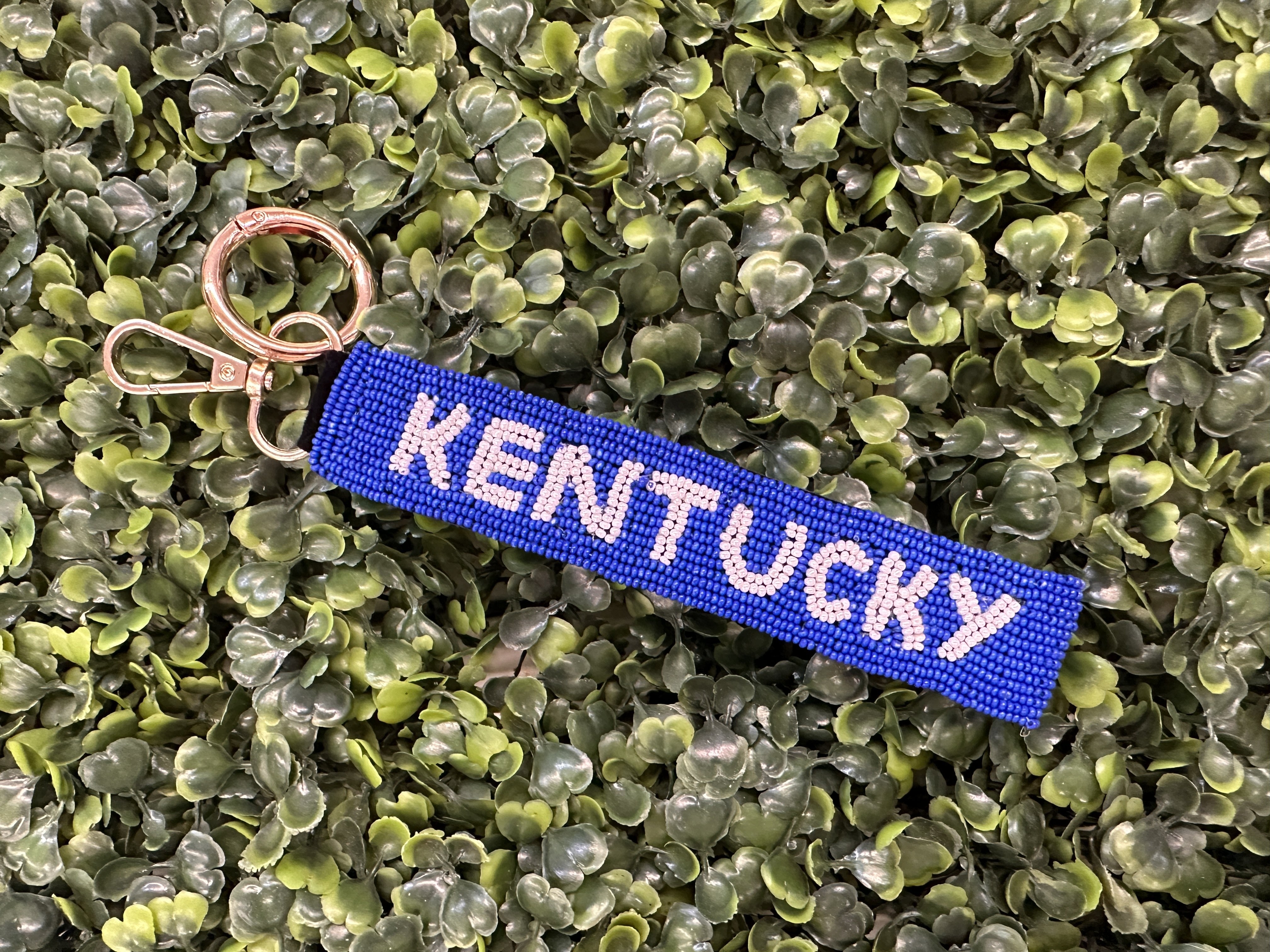 Kentucky Beaded Keychains