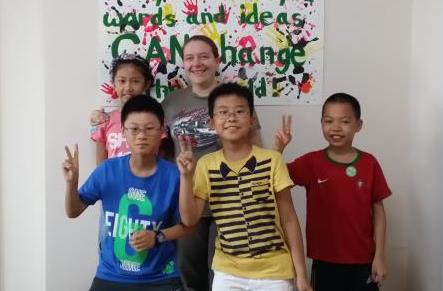 Teaching primary schoolers in China